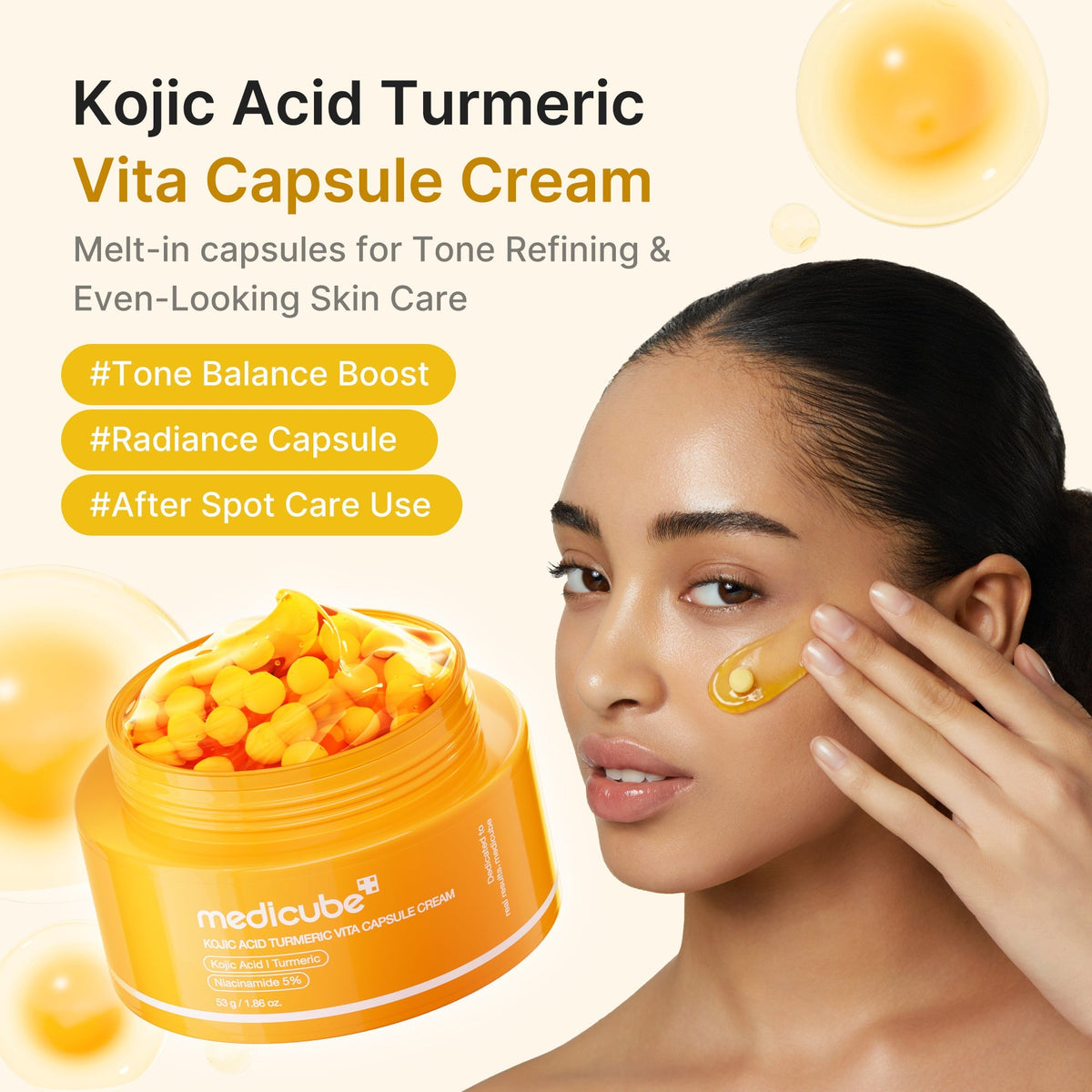Crème Vita en Capsules Acide Kojique & Curcuma – visuel 2