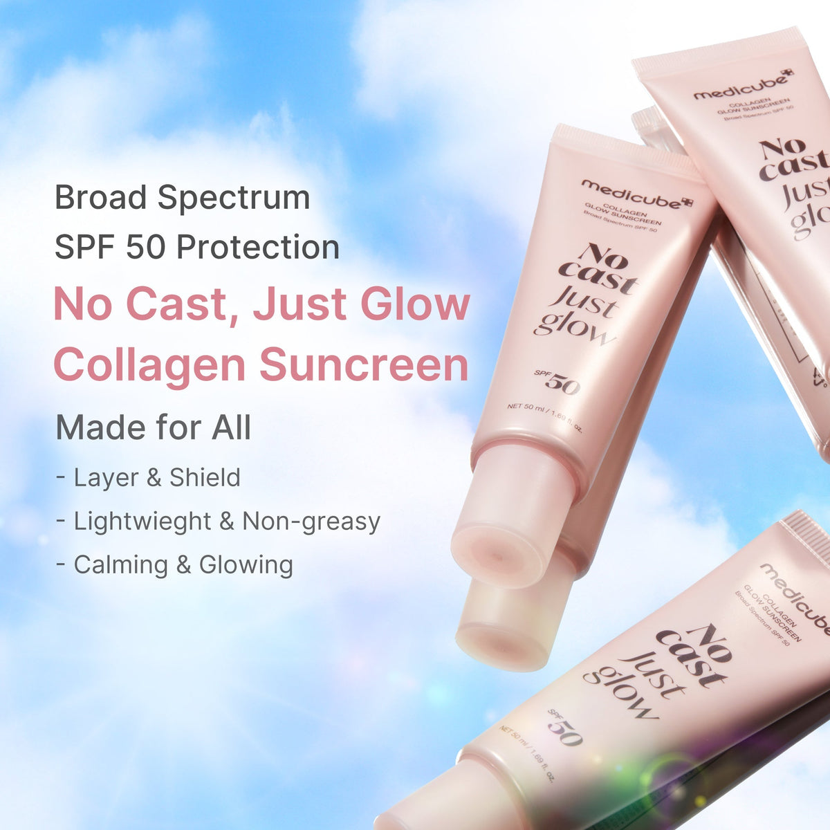 Écran Solaire Collagen No Cast Just Glow – visuel 2