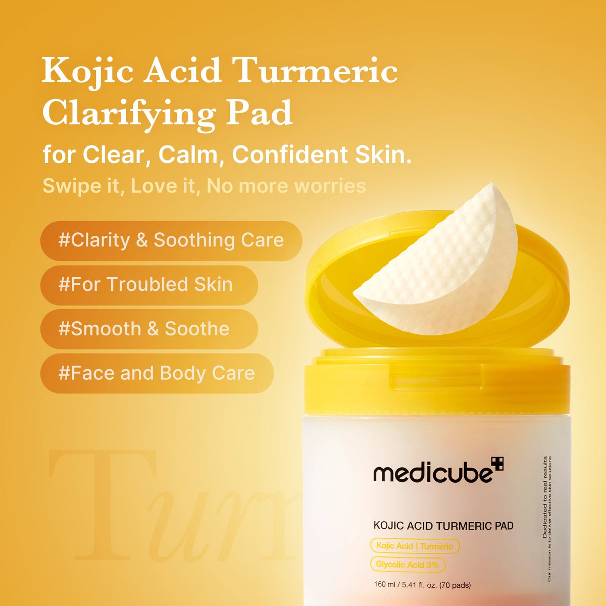Disques Tonifiants Acide Kojique & Curcuma – visuel 2