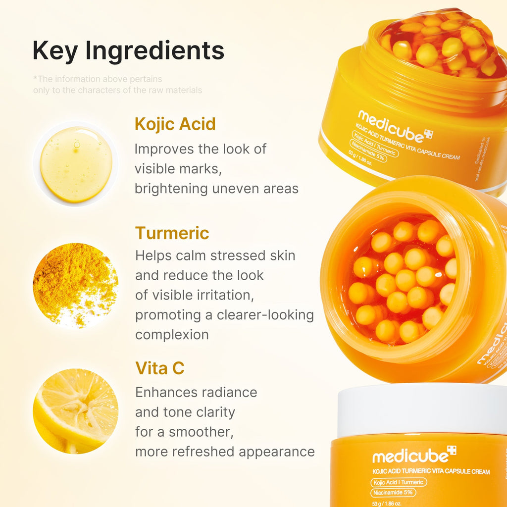 Crème Vita en Capsules Acide Kojique & Curcuma – visuel 3