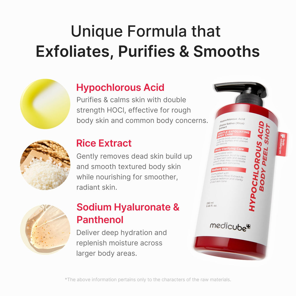 Peel Shot Corps au Riz Acide Hypochloreux – visuel 3