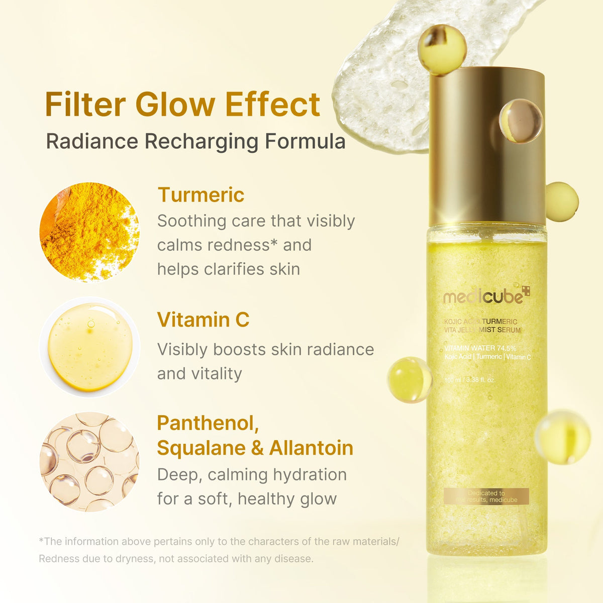 Sérum-Brume Jelly Gold Vitaminé Acide Kojique & Curcuma – visuel 3
