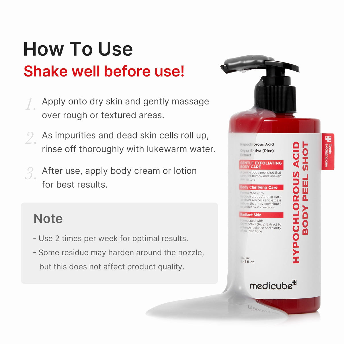 Peel Shot Corps au Riz Acide Hypochloreux – visuel 6