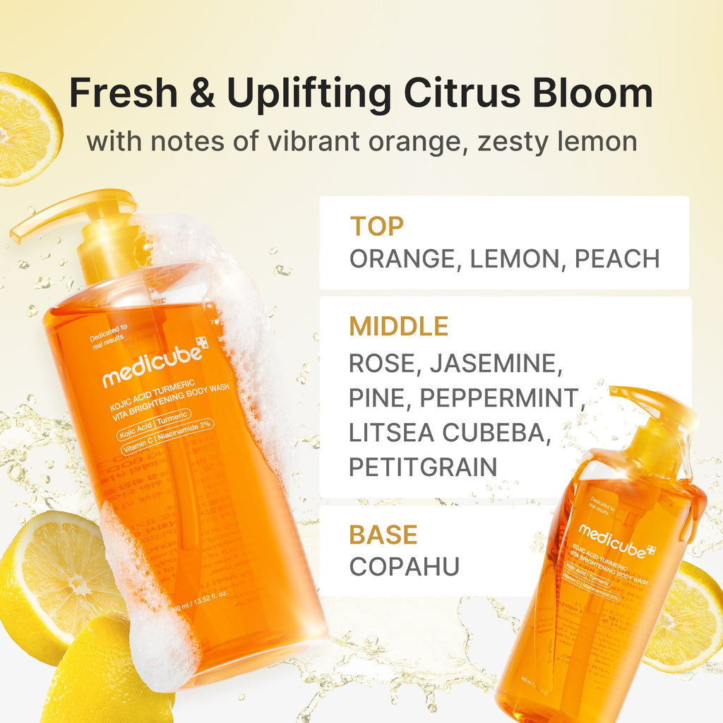 Gel Douche Éclat Acide Kojique & Curcuma – visuel 5