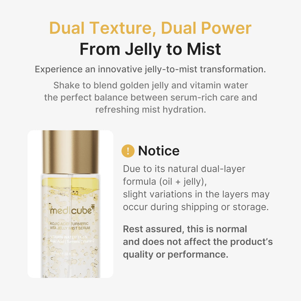 Sérum-Brume Jelly Gold Vitaminé Acide Kojique & Curcuma – visuel 7