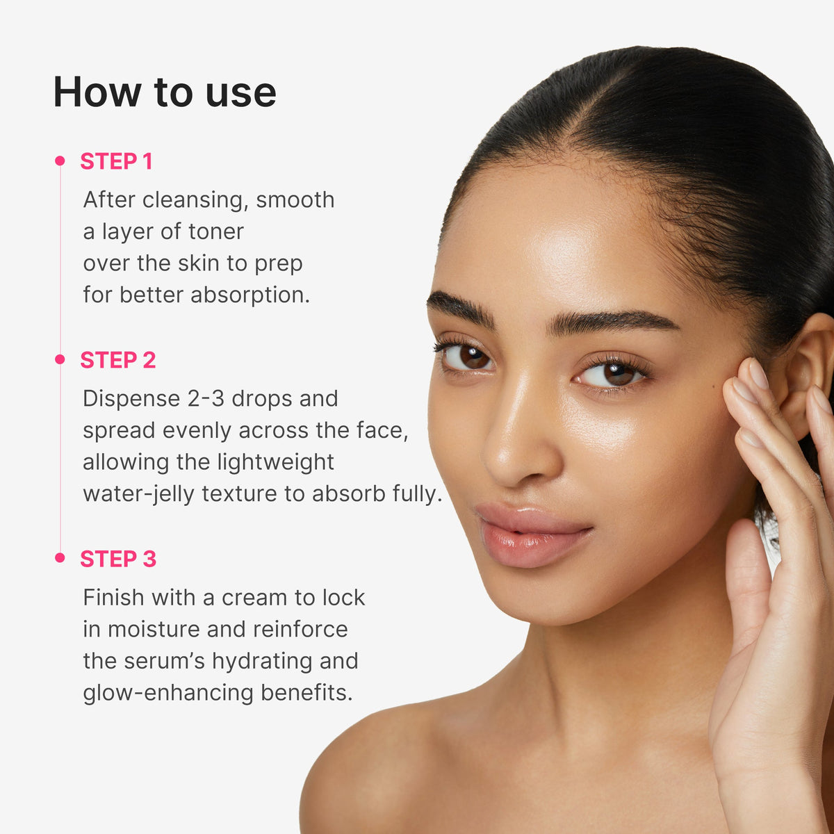 Sérum Jelly PDRN Pink Collagen Glow – visuel 7