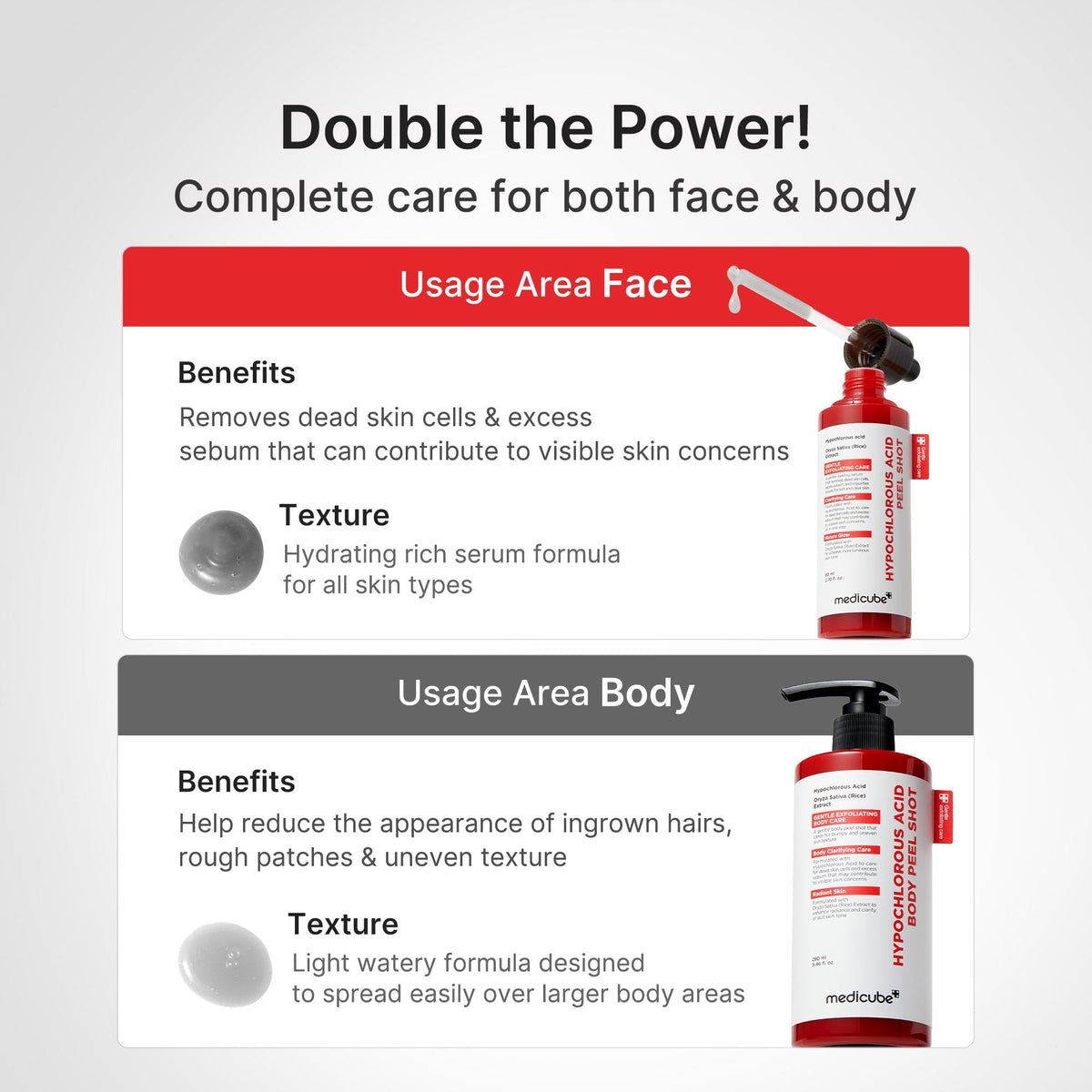 Peel Shot Corps au Riz Acide Hypochloreux – visuel 7