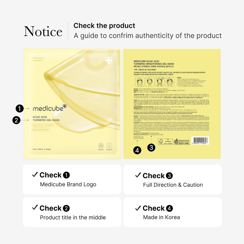 Masque Gel Jelly Gold Acide Kojique & Curcuma – visuel 7