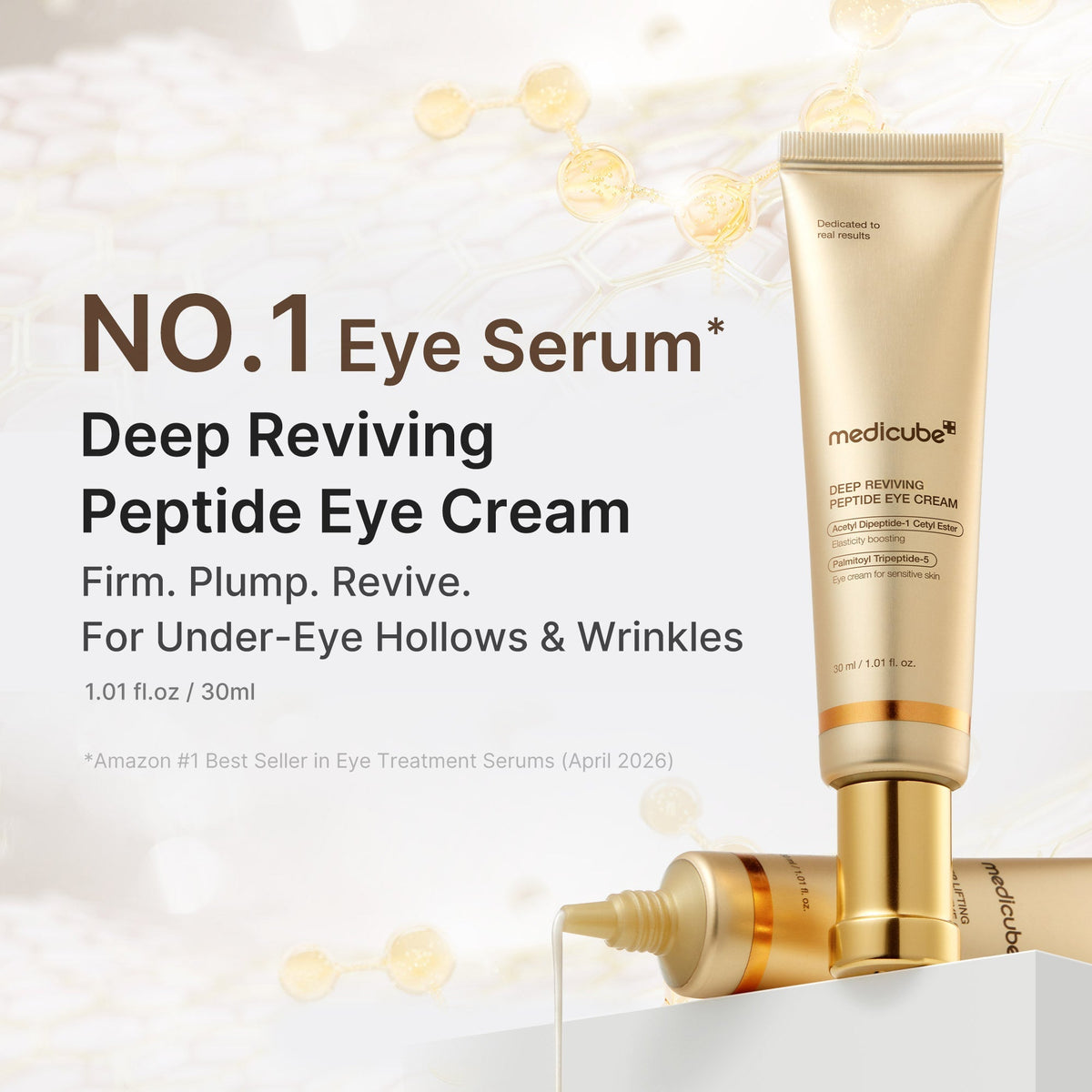 Crème Contour des Yeux Deep Reviving Peptide – visuel 2