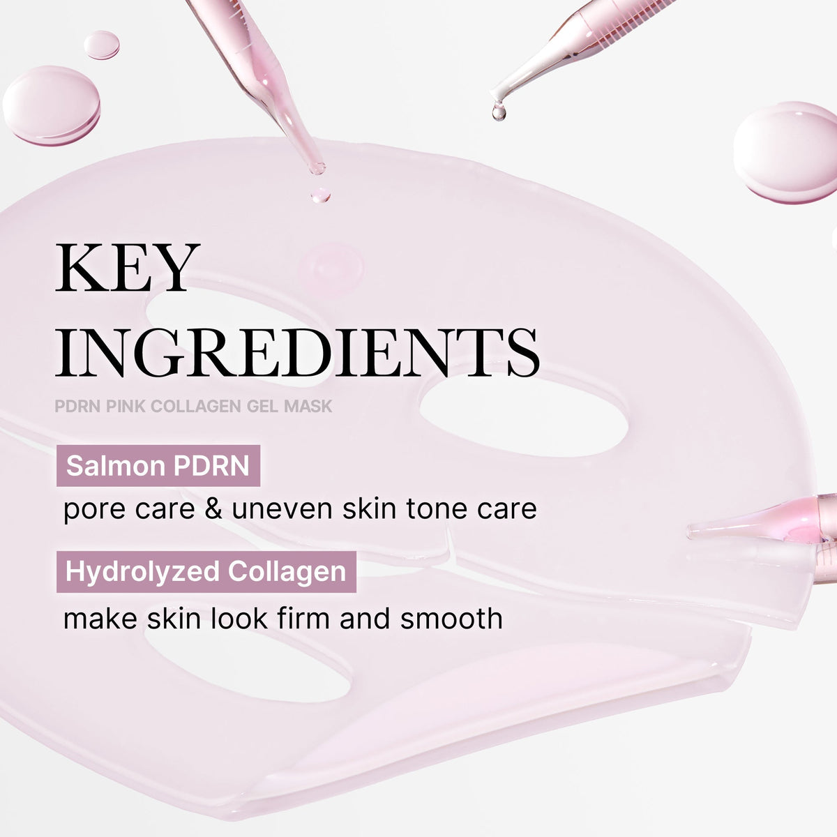 Masque Gel Jelly PDRN Pink Collagen au Saumon – visuel 5