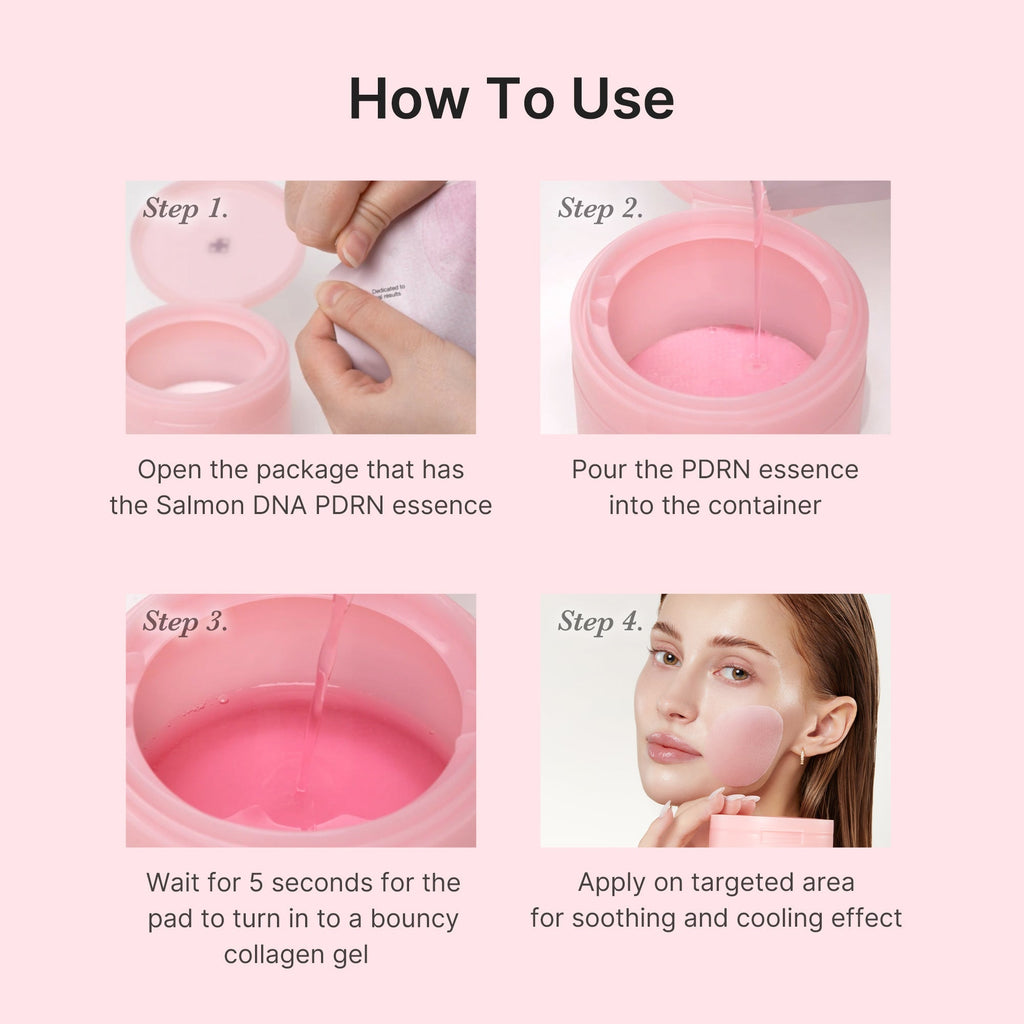 Disques Tonifiants Gel PDRN Pink Collagen – visuel 7
