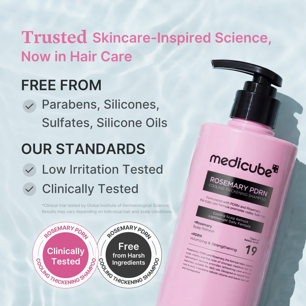 Shampooing Densifiant Rafraîchissant Romarin PDRN – visuel 6