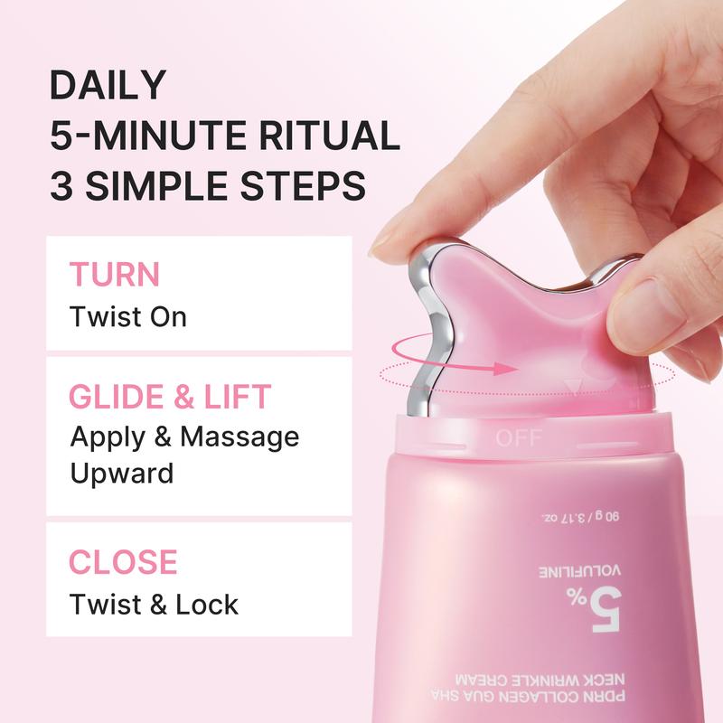 [NOUVEAU] [medicube] Crème Anti-Rides Cou Gua Sha PDRN Collagen – visuel 9