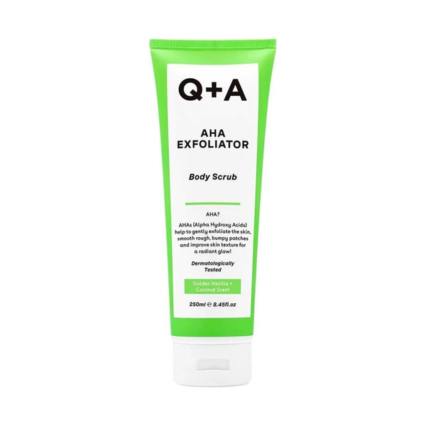 Q+A AHA Exfoliator Body Scrub 250ml
